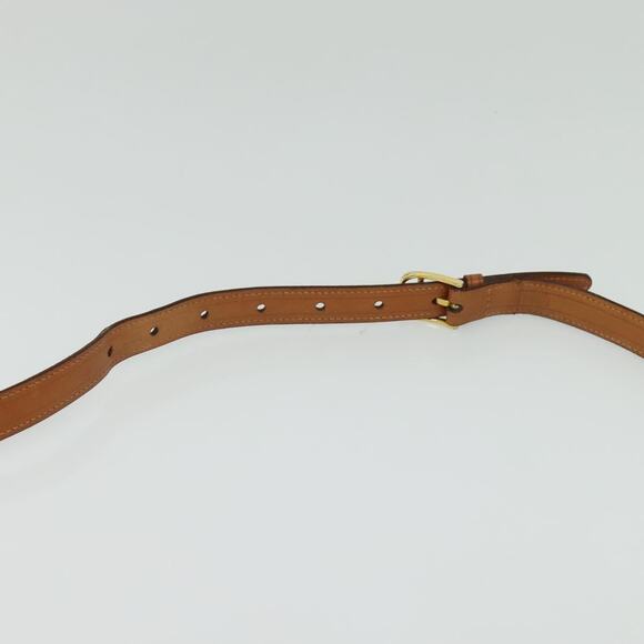 CELINE Macadam Canvas Shoulder Bag Pvc Leather Brown Gold - Picture 8 of 13